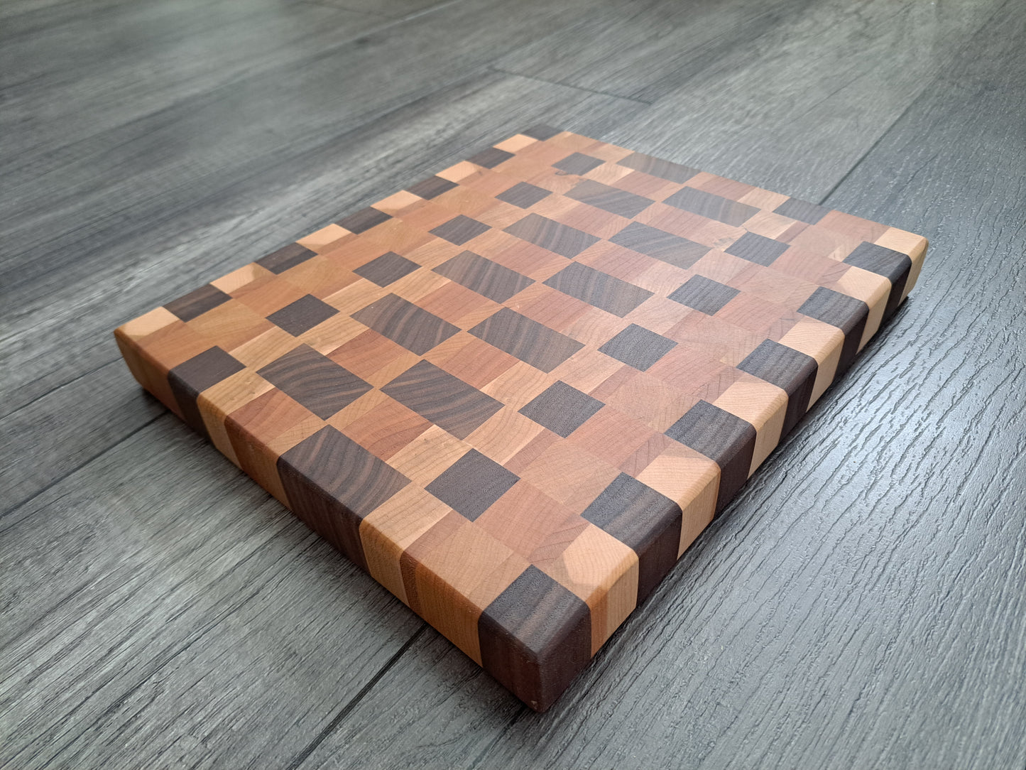 Staggered End Grain Cutting Board