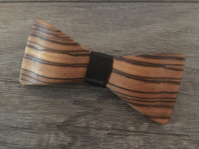 Zebrawood Bow Tie